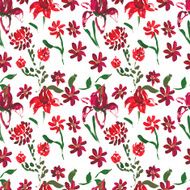 Seamless pattern with flowers N79