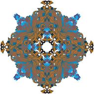 Fantastic floral ornament