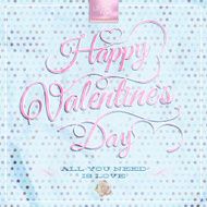 Happy Valentine&#039;s Day - Lettering EPS 10 N2
