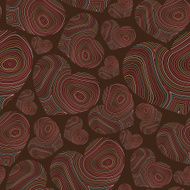 abstract seamless pattern with hand-drawn hearts N4