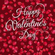 Happy Valentine&#039;s Day lettering EPS 10