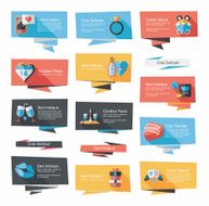 Valentine&acirc;ÂÂs Day banner flat design background set eps10 N68