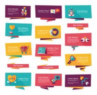 Valentine&acirc;ÂÂs Day banner flat design background set eps10 N71
