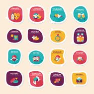 Valentine&#039;ÂÂs Day speech bubble banner flat design background N27