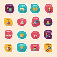 Valentine&#039;ÂÂs Day speech bubble banner flat design background N36