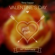 valentines card N17