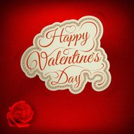Happy Valentine&#039;s Day lettering EPS 10 N2