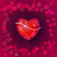 Red Heart Shape N9