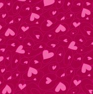 Swirly hand drawn heart pattern in vector format N4