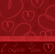 Hand drawn heart card in vector format N2