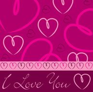 Hand drawn heart card in vector format N4