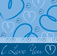 Hand drawn heart card in vector format N7