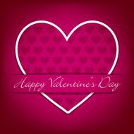 Sticker heart Valentine&#039;s Day card in vector format N4