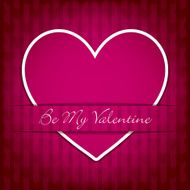 Sticker heart Valentine&#039;s Day card in vector format N10