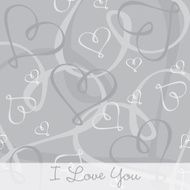 Hand Drawn heart textured card background in vector format N2