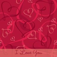 Hand Drawn heart textured card background in vector format N5