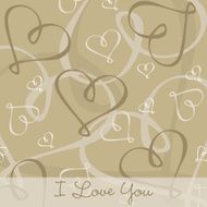 Hand Drawn heart textured card background in vector format N8