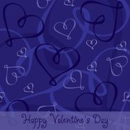 Hand Drawn heart textured card background in vector format N13
