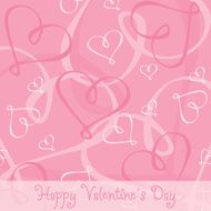 Hand Drawn heart textured card background in vector format N14