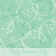 Hand Drawn heart textured card background in vector format N15