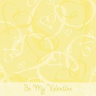Hand Drawn heart textured card background in vector format N16