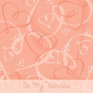 Hand Drawn heart textured card background in vector format N17