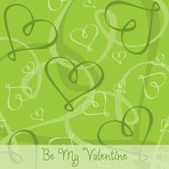 Hand Drawn heart textured card background in vector format N18