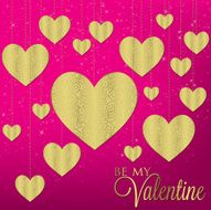 Hanging heart filigree charms in vector format N4