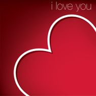 Hiding heart Valentine&#039;s Day card in vector format N3