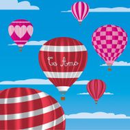 &quot;I Love You&quot; hot air balloons in Spanish
