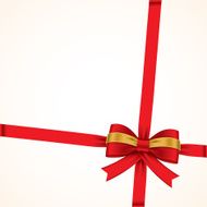 red ribbon with bows N2