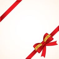 red ribbon with bows N3