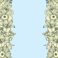 Beautiful flower frame N2