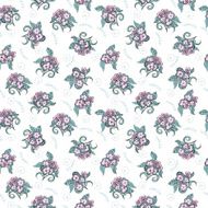 seamless cute flowers pattern N3