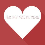 Heart in wood Valentine's day concept Vector EPS10 N2