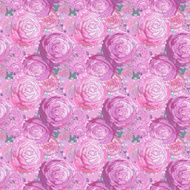 Seamless floral background N300