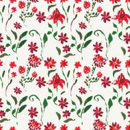 Seamless pattern with flowers N80