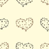Seamless love pattern with hearts N2
