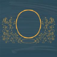 Design element Beauty decorative frame for text N8