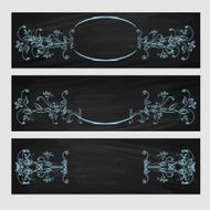 Design element Beauty decorative frame for text N9
