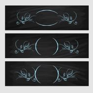 Design element Beauty decorative frame for text N10