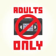 Adults only VHS cassette