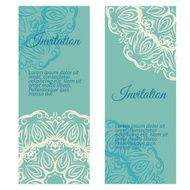 Banners invitation style retro vintage N2