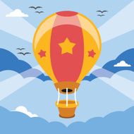 Vector Balloon Flat Illustration