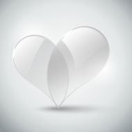 glass heart N3