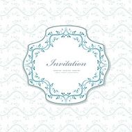 romantic a invitation for your design