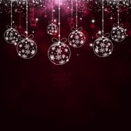 Red Xmas Celebration Background