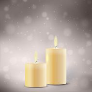 Glowing background with candle lights