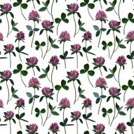 Seamless pattern clover N2