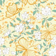 Floral seamles pattern N10